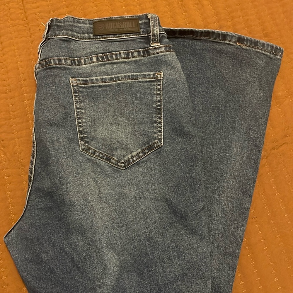 Rock&Rock denim high rise flares